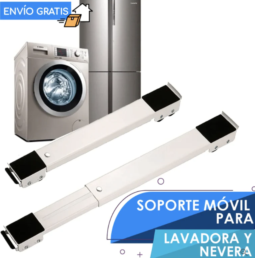 SOPORTE MÓVIL PARA LAVADORA